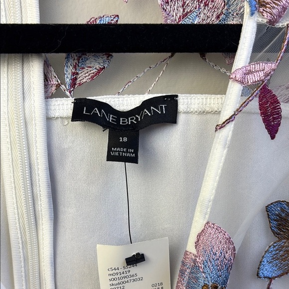 Lane Bryant Floral Sleeveless Dress size 18 NWT - Picture 4 of 7